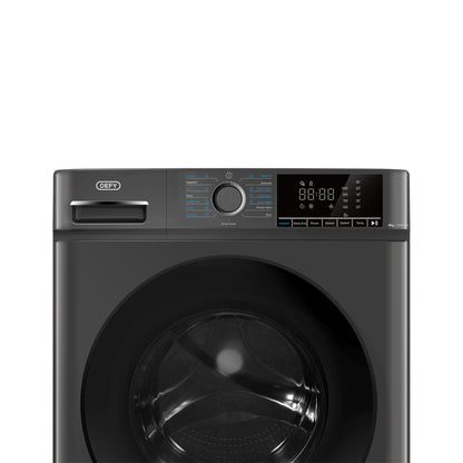 Defy DAW408 8kg Front Loader Washing Machine Manhattan Grey