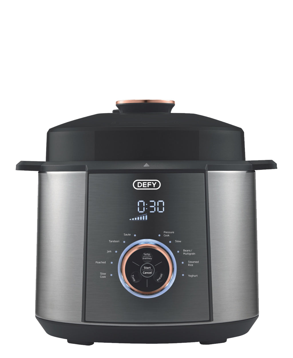 Defy 10 in 1 5.5Lt Non-Stick Multicooker - Inox