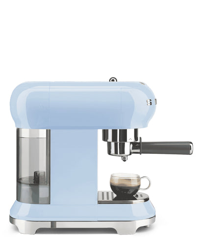 Smeg Retro Espresso Coffee Machine - Blue