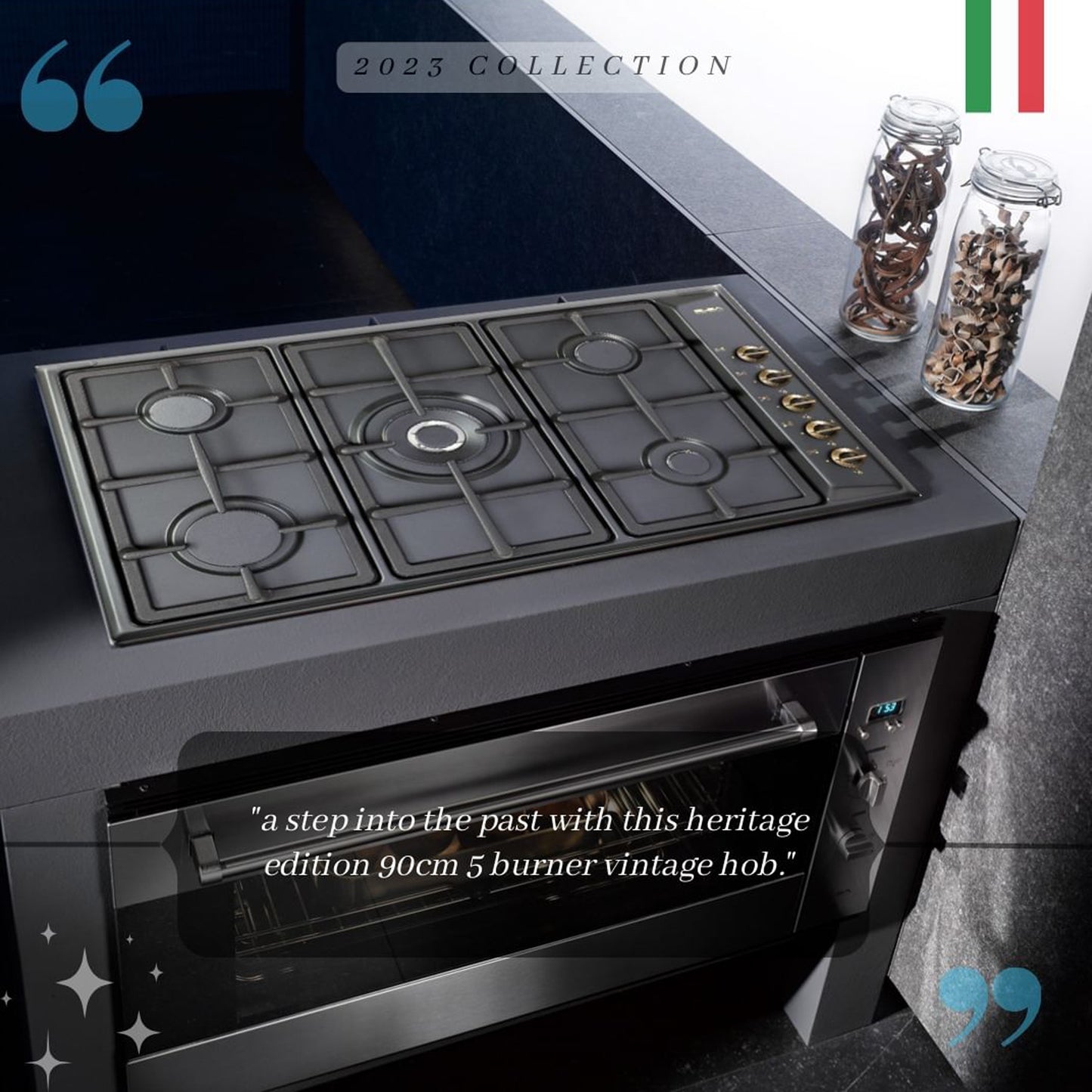 Elba 90cm 5 Burner Gas Hob - EN95-545 AND