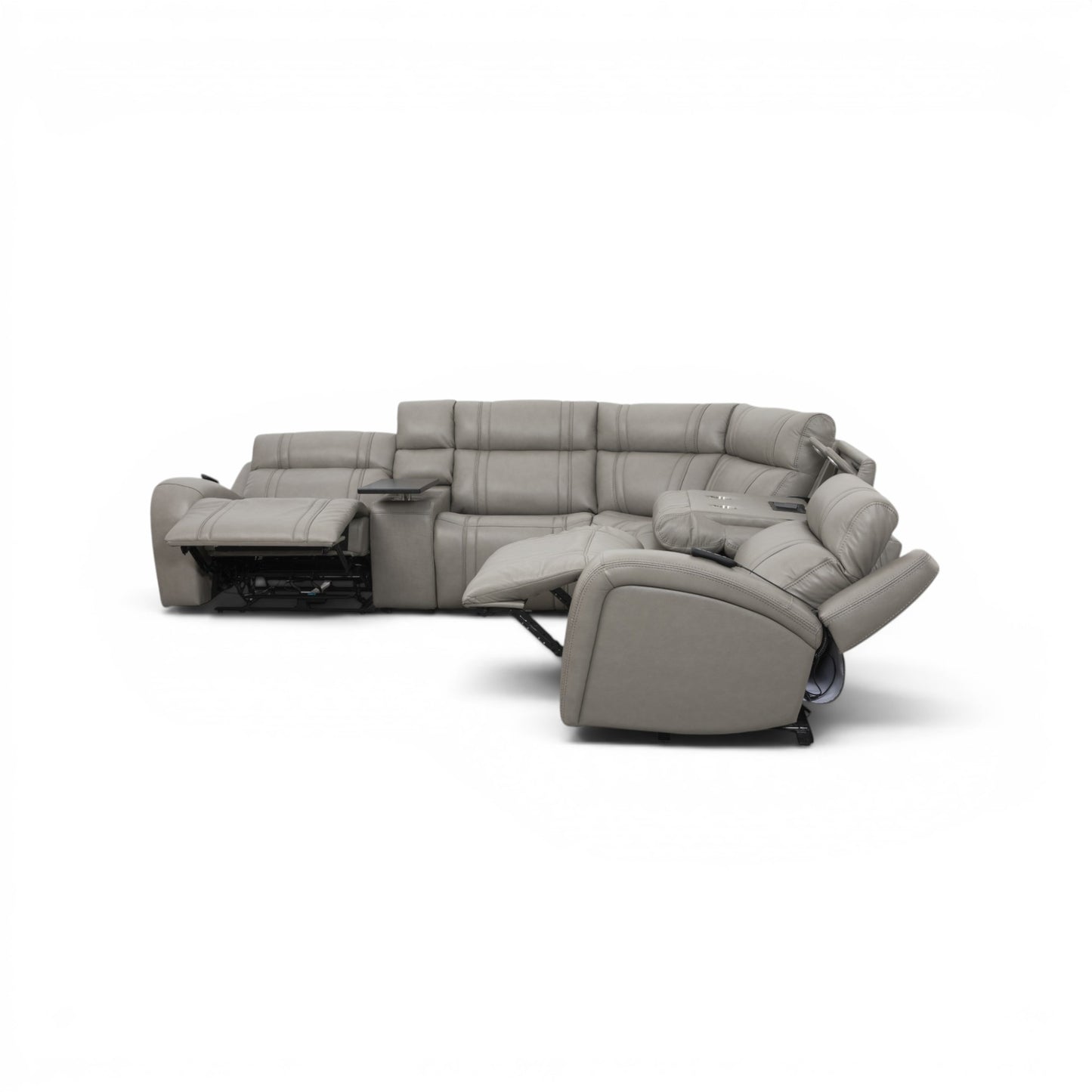 CA Corner Lounge Suite 6Pc Porto Slate EU-71133M