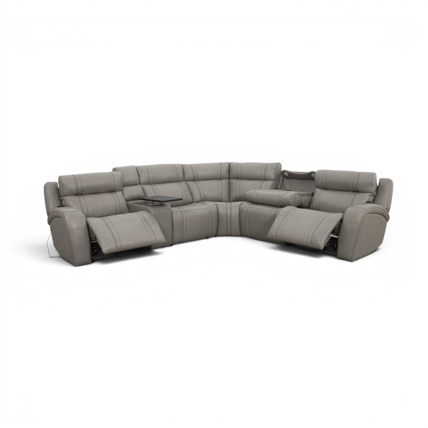 CA Corner Lounge Suite 6Pc Porto Slate EU-71133M