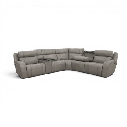 CA Corner Lounge Suite 6Pc Porto Slate EU-71133M