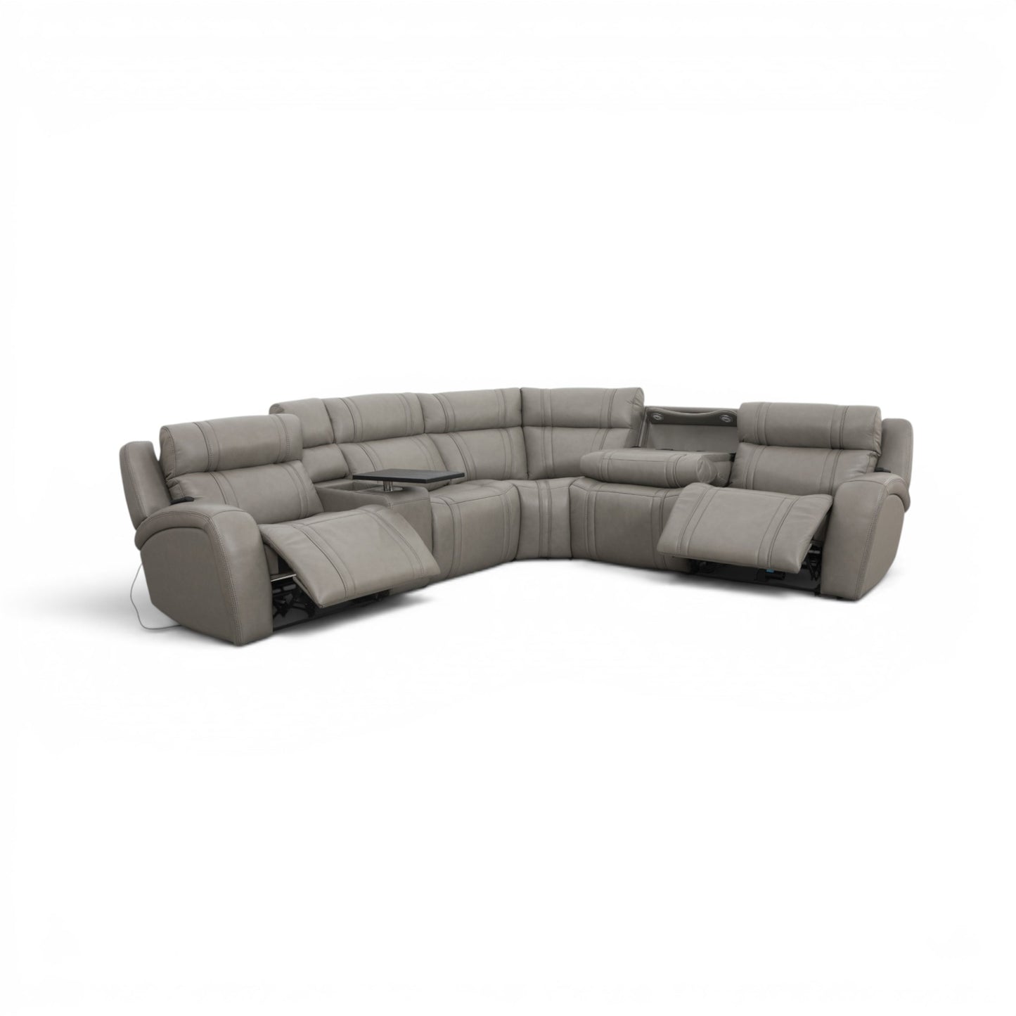 CA Corner Lounge Suite 6Pc Porto Slate EU-71133M