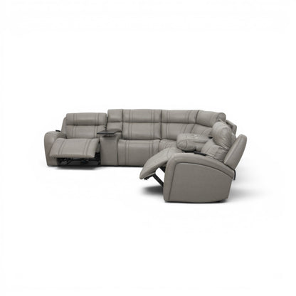 CA Corner Lounge Suite 6Pc Porto Slate EU-71133M