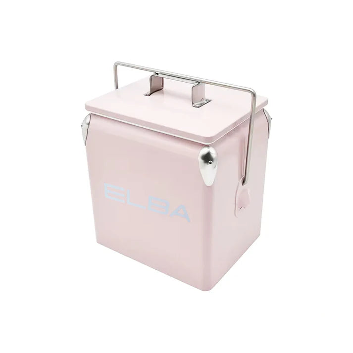 Elba Retro Metal Coolerbox Assorted Colours