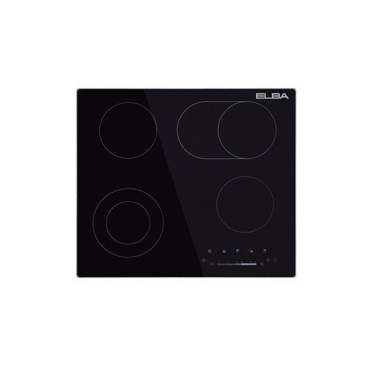 Elba Classic 60cm 4 Zone Ceran Hob - Black