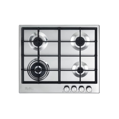 Elba 60cm Gas Hob - Silver