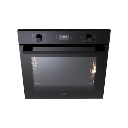 Elba Elio 60cm Electric Multifunction Oven - Black 02/EL 11 XLFB 300
