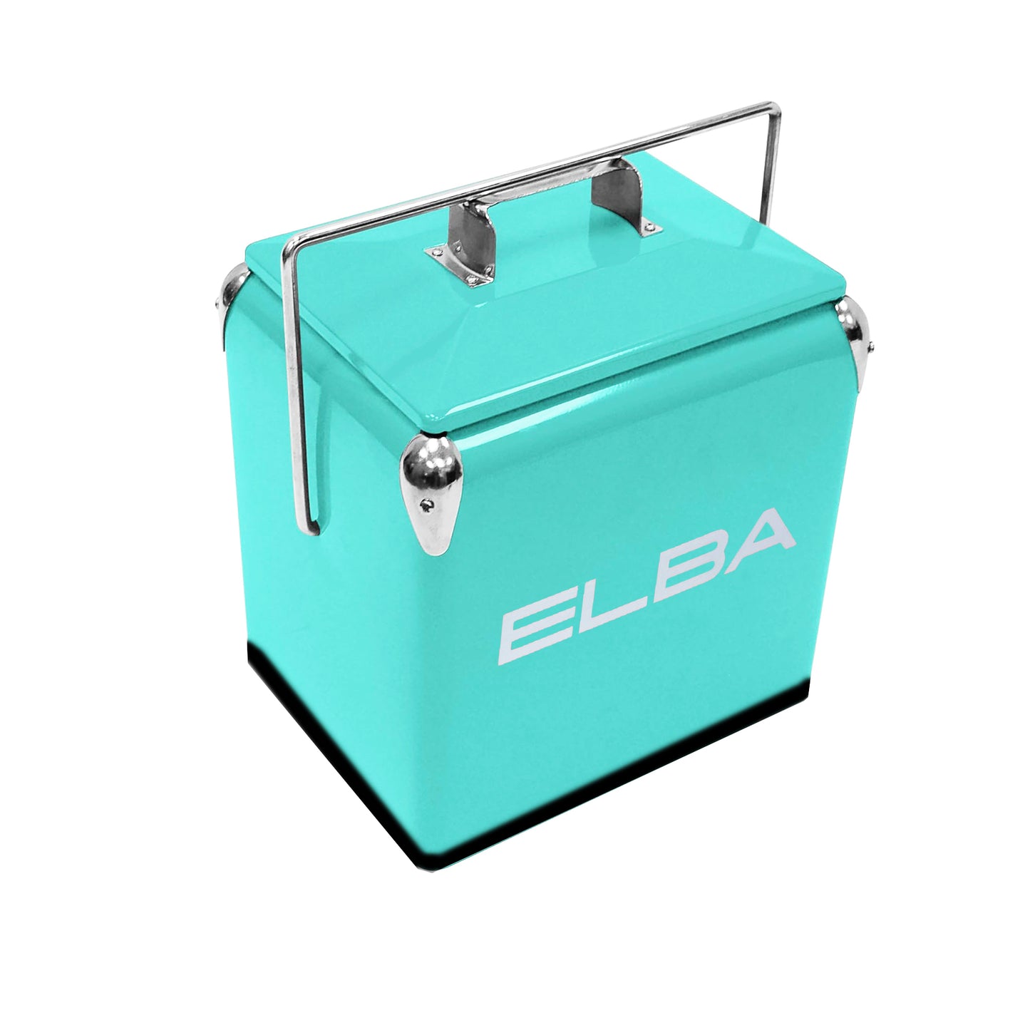 Elba Retro Metal Coolerbox Assorted Colours