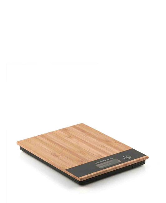 Excellent Houseware Bamboo Kitchen Scale - Brown