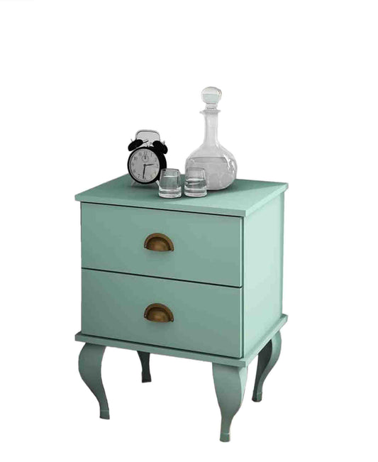 Modern 2 Drawer Brazillian Nightstand – Available In 2 Colours
