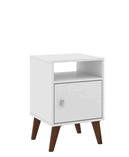 Modern Brazilian Side Table – White