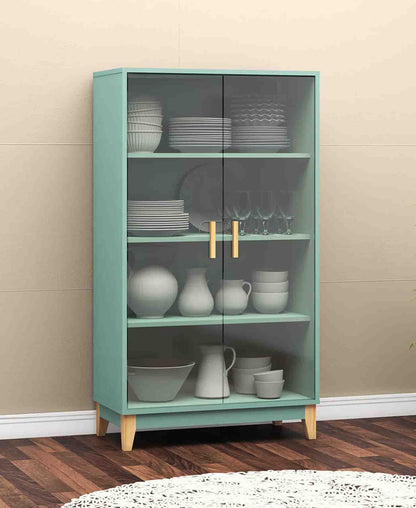 Modern Glass Door Brazillian Cabinet – Available In 2 Colours