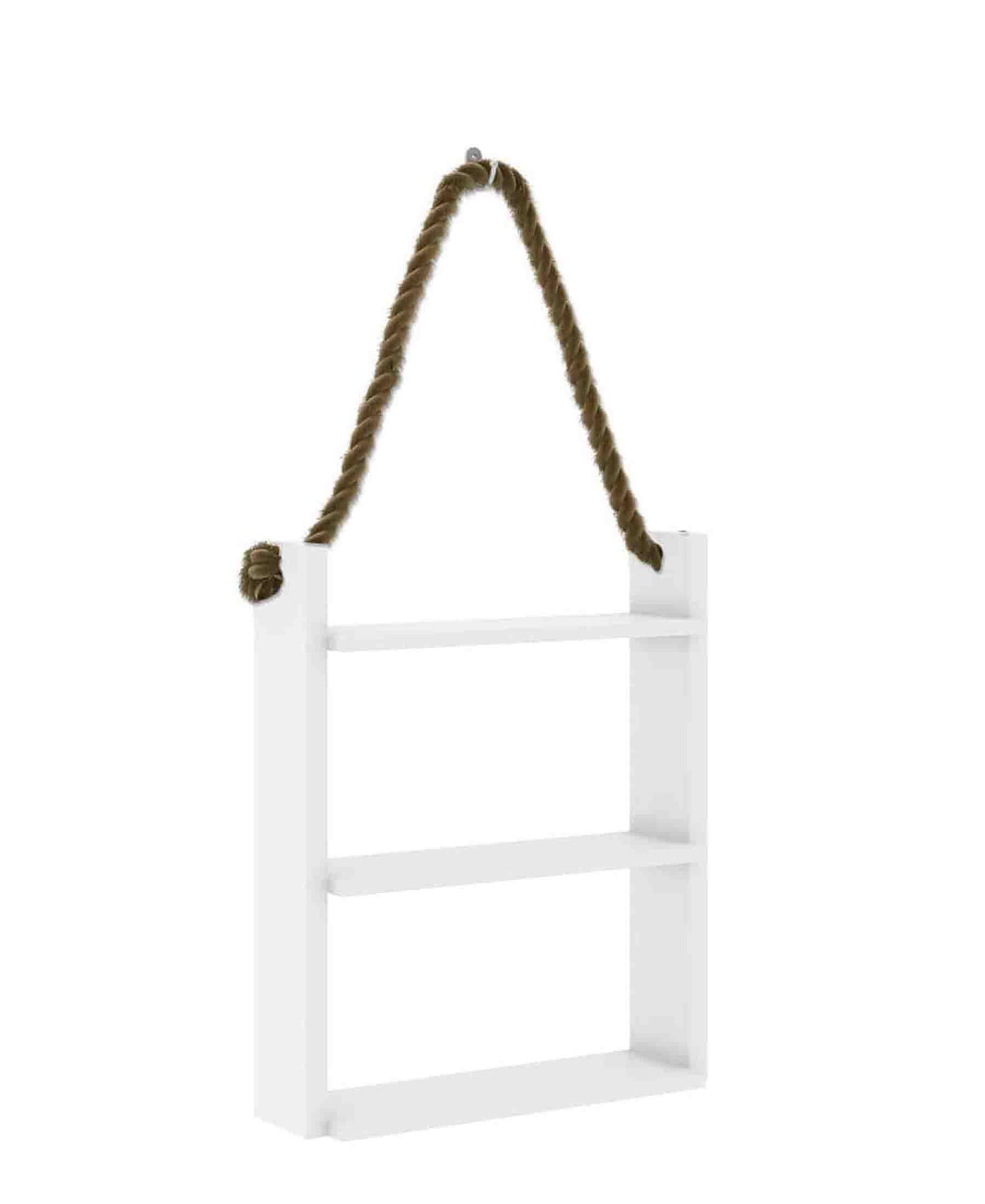 Suspended Three Tier Shelf - White