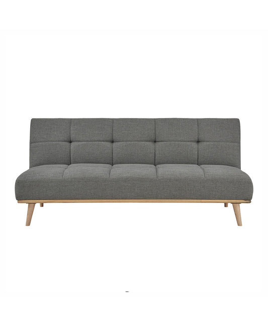 F310 3 Seater Sofa Bed With Button Back – Grey