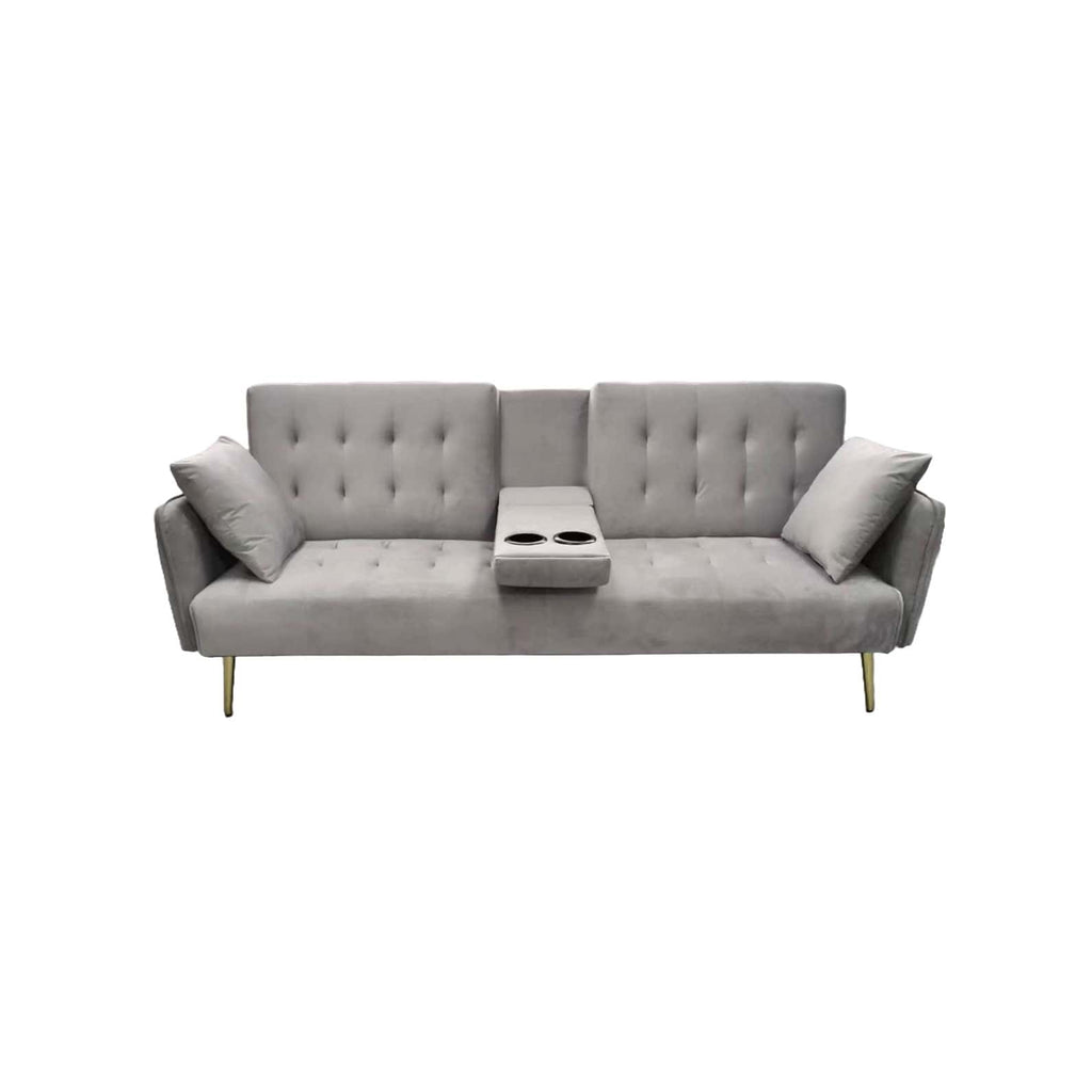 F903 Sofa Bed With Cupholders – Available in 2 Colours