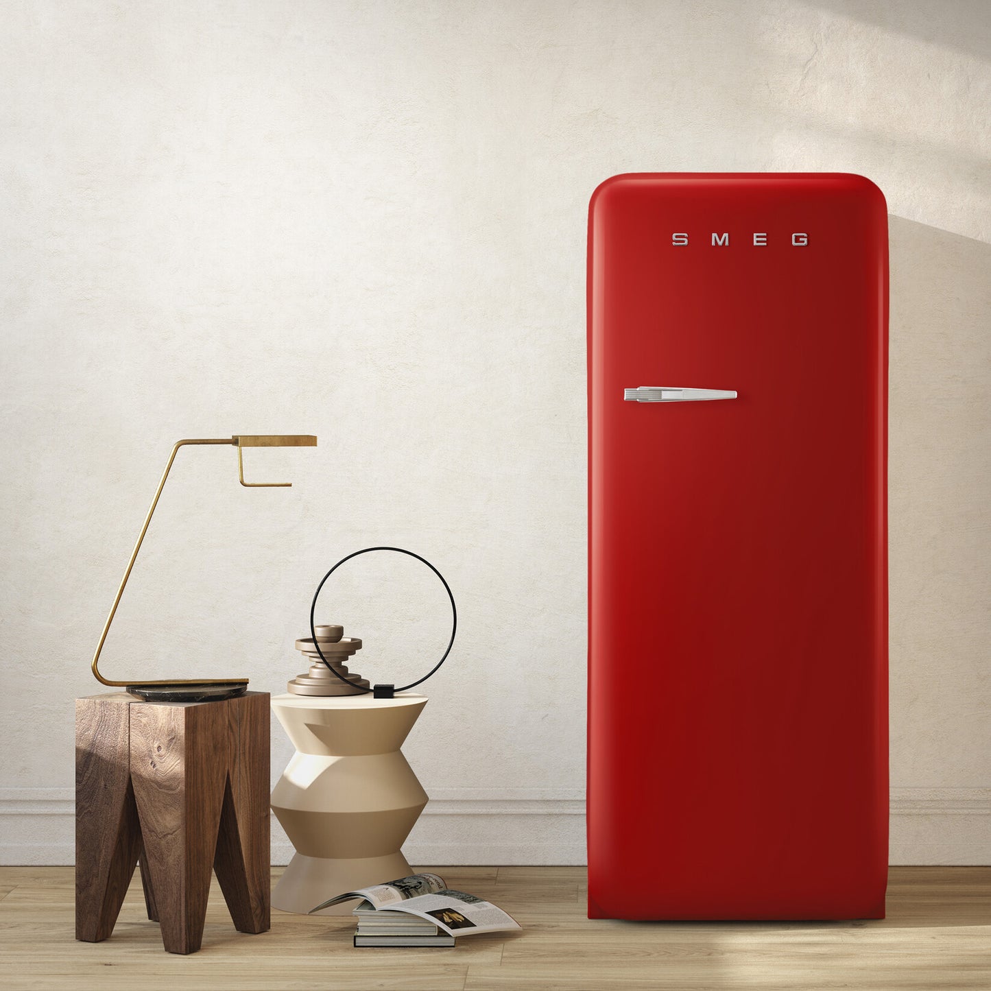 Smeg Retro Refrigerator - Fiery Red