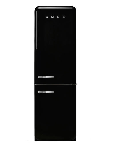 Smeg Retro Combination Fridge 60CM - Glossy Black