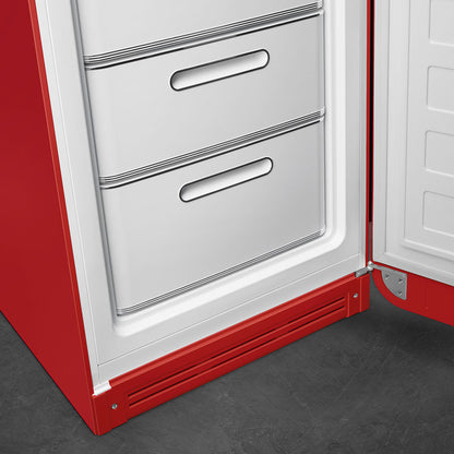 Smeg Retro Combination Fridge 60CM - Fiery Red