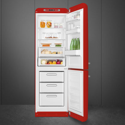 Smeg Retro Combination Fridge 60CM - Fiery Red