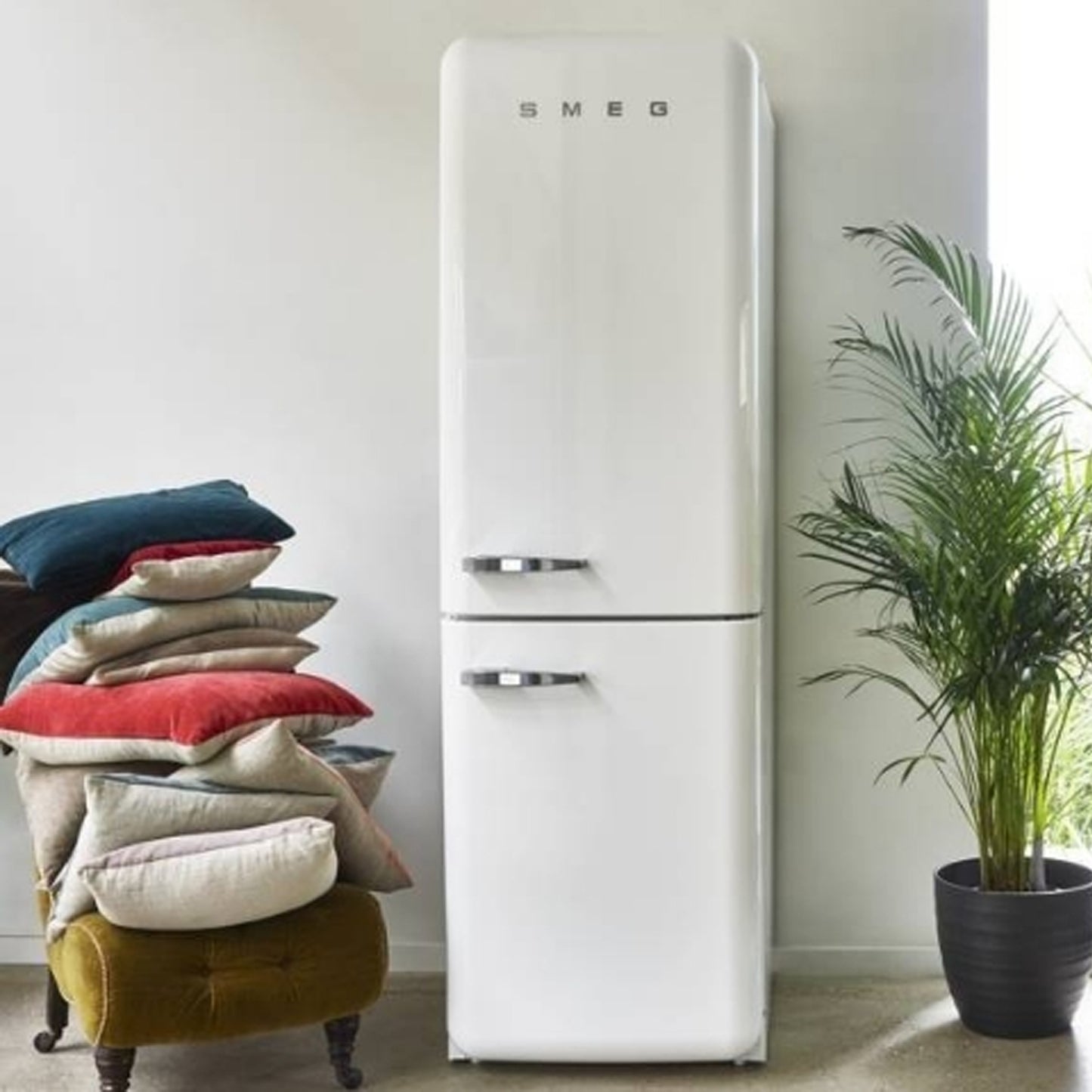 Smeg Retro Combination Fridge 60CM - White