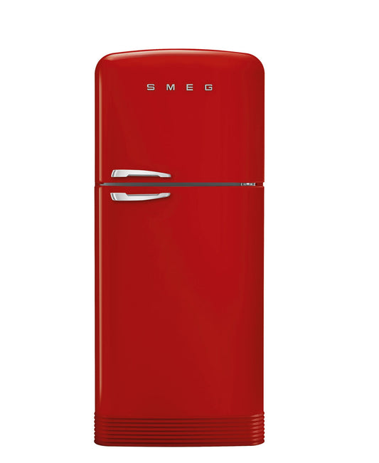 Smeg Retro Extra Volume Combination Fridge - Fiery Red