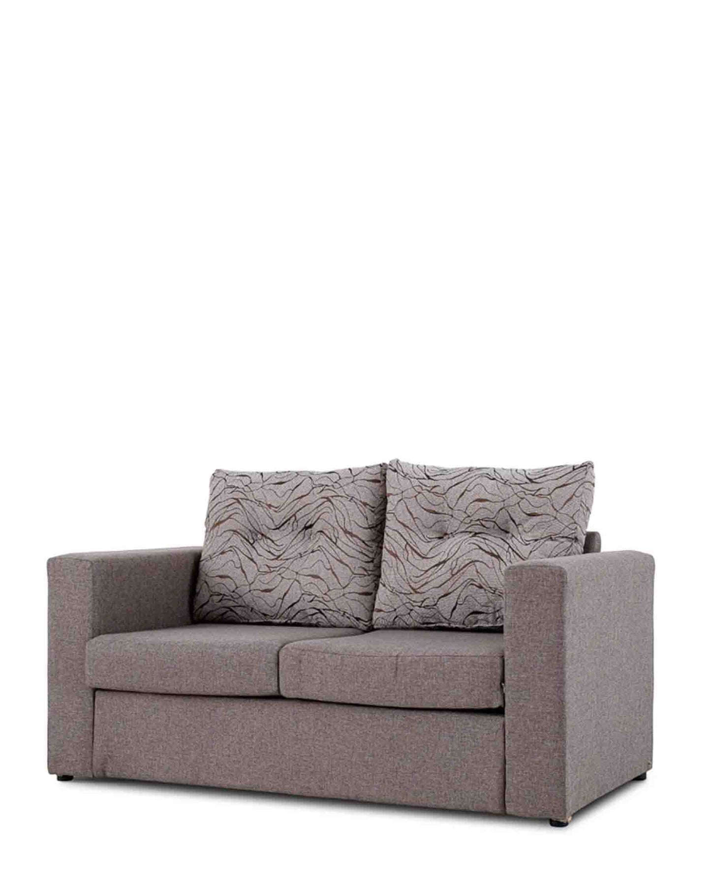 Flavio Lounge Suite  2 Seater Couch – Brown