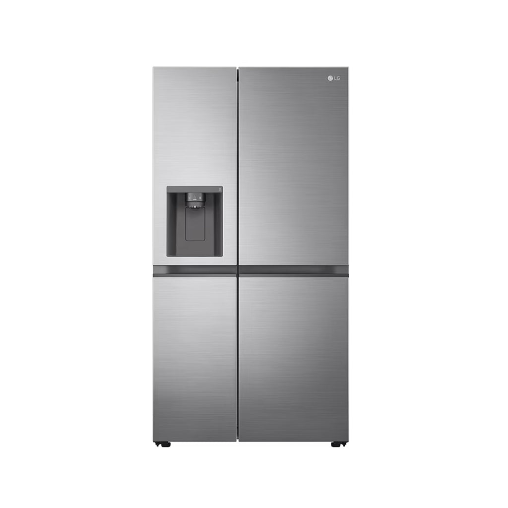 LG 617L Platinum Silver LG Fridge SBS W/D - GC-L257SLXL