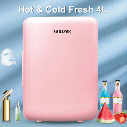 Goldair 4Lt Mini Portable Fridge Pink