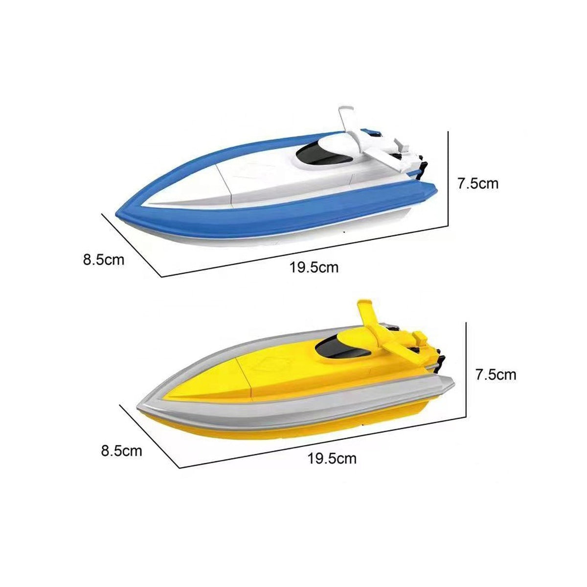 RC High Speed Boat Yellow