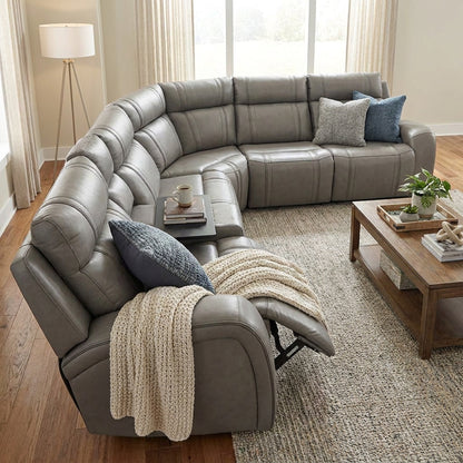 CA Corner Lounge Suite 6Pc Porto Slate EU-71133M