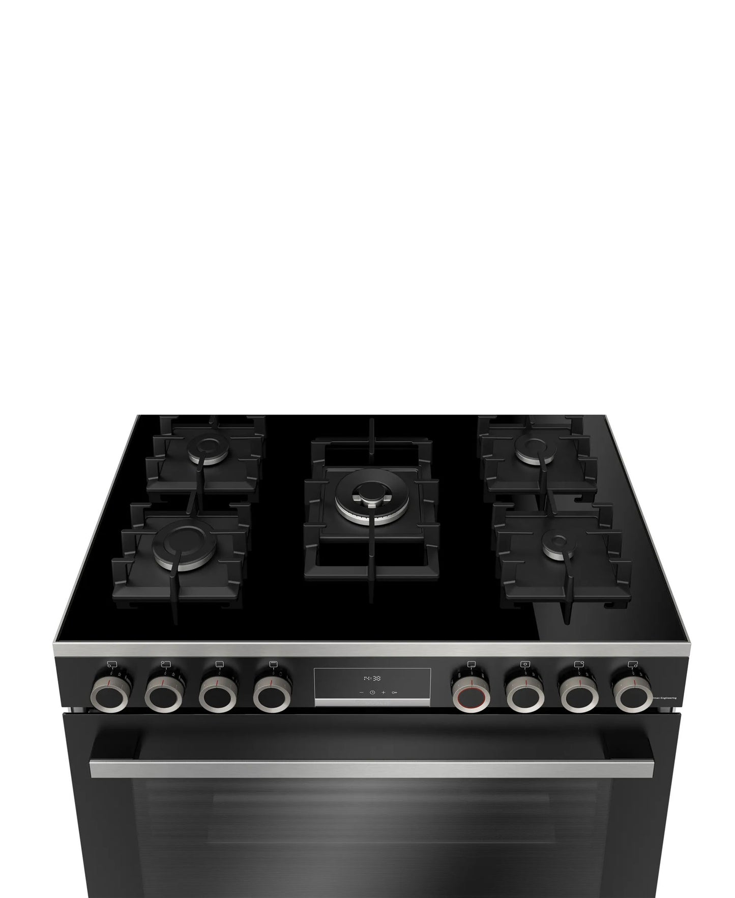 Bosch Series 8 Gas range cooker Black