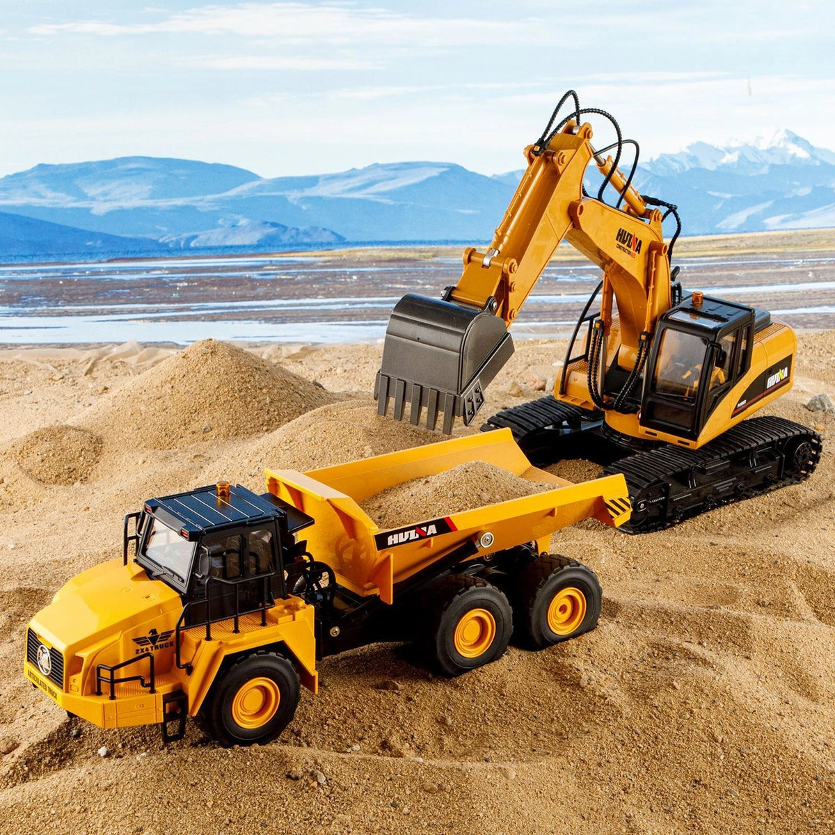 RC Dump Truck Yellow