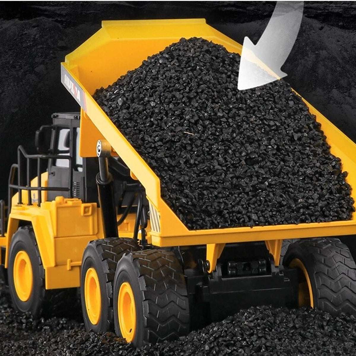 RC Dump Truck Yellow