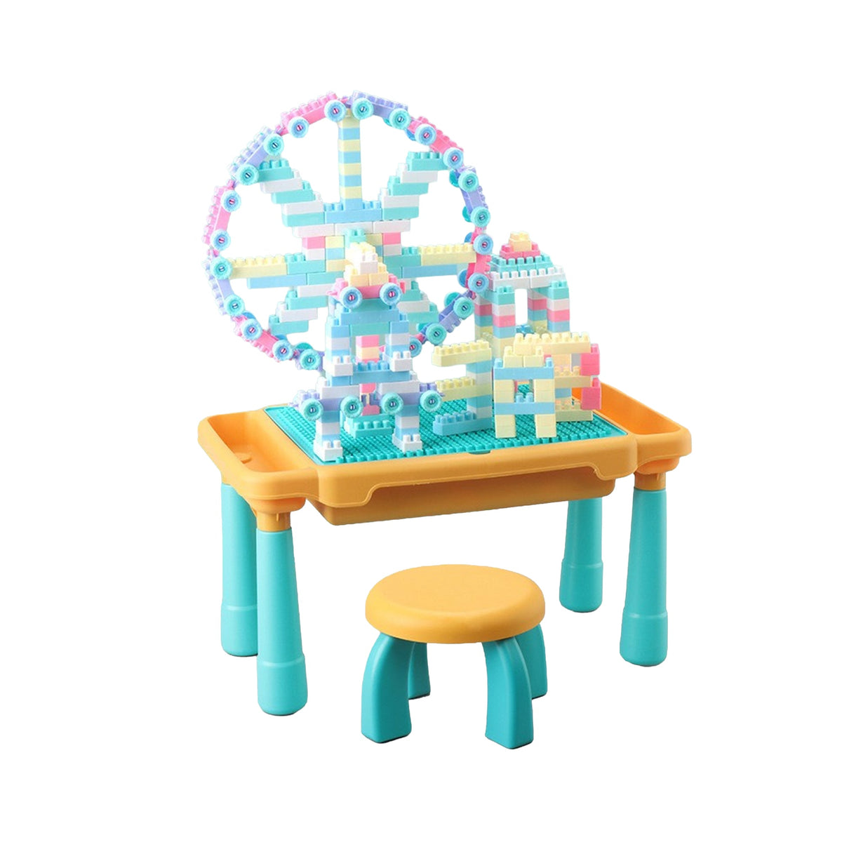 "Heart Design" Multifunction Building Table