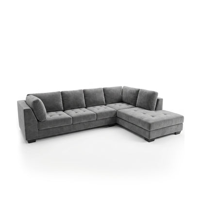 Heisenberg Grey 2 Piece Lounge Suite