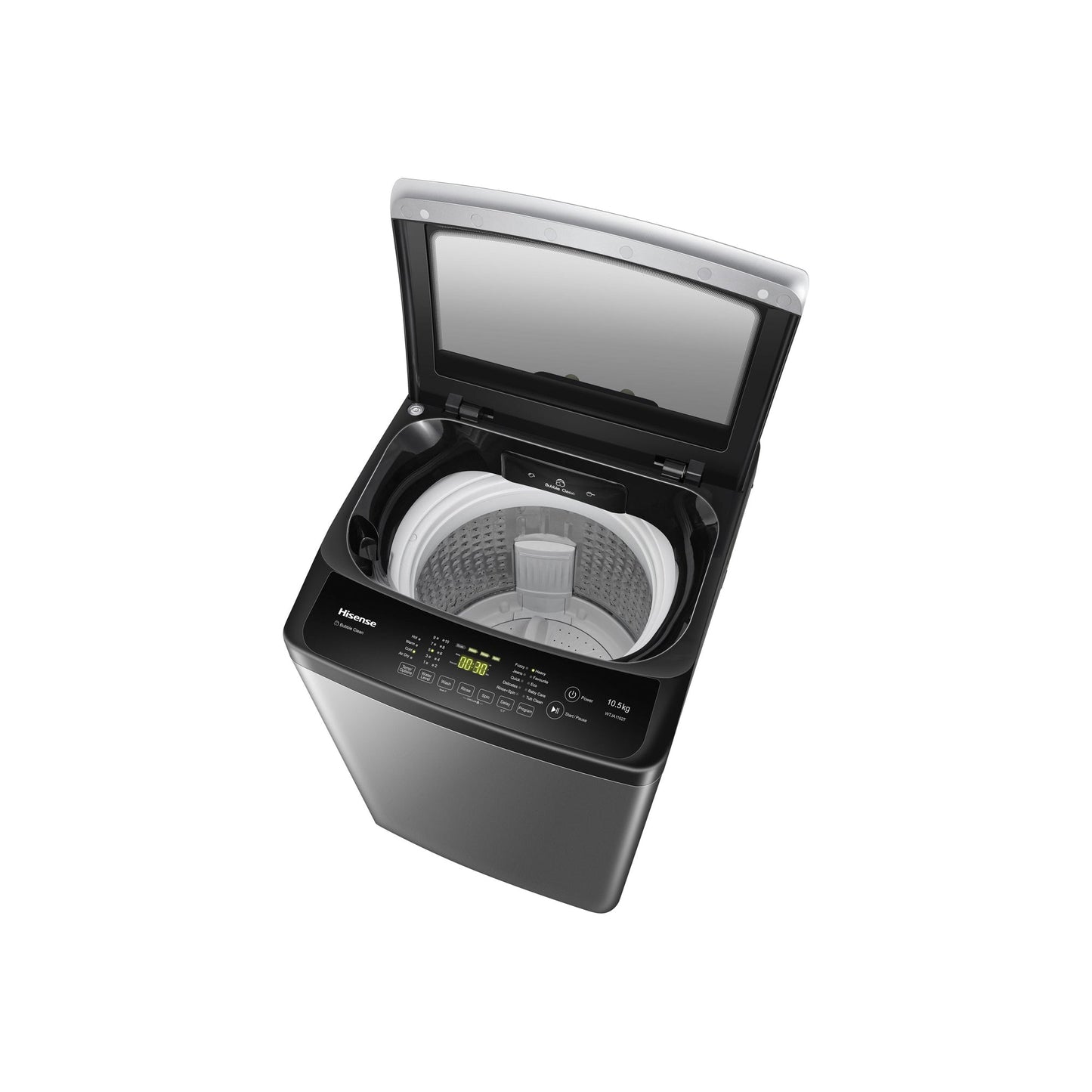 Hisense 11kg Top Loader Washing Machine Titanium