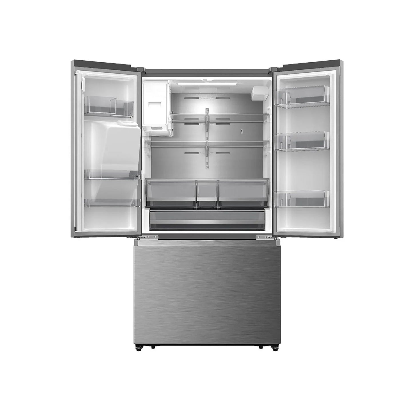Hisense 536Lt French Door Refrigerator with Water Dispenser Stainless Steel
