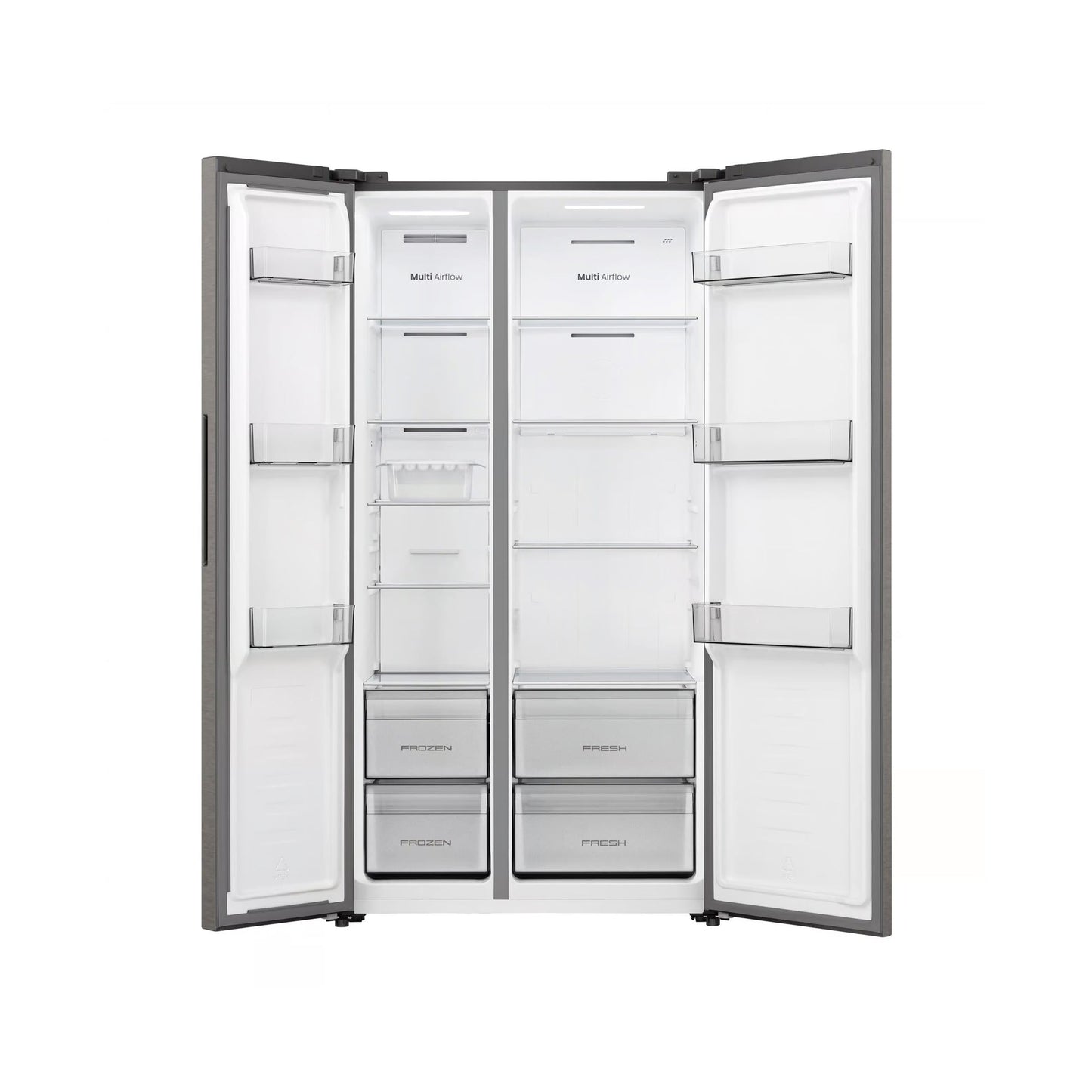 Hisense 543L Side By Side Refrigerator Titanium