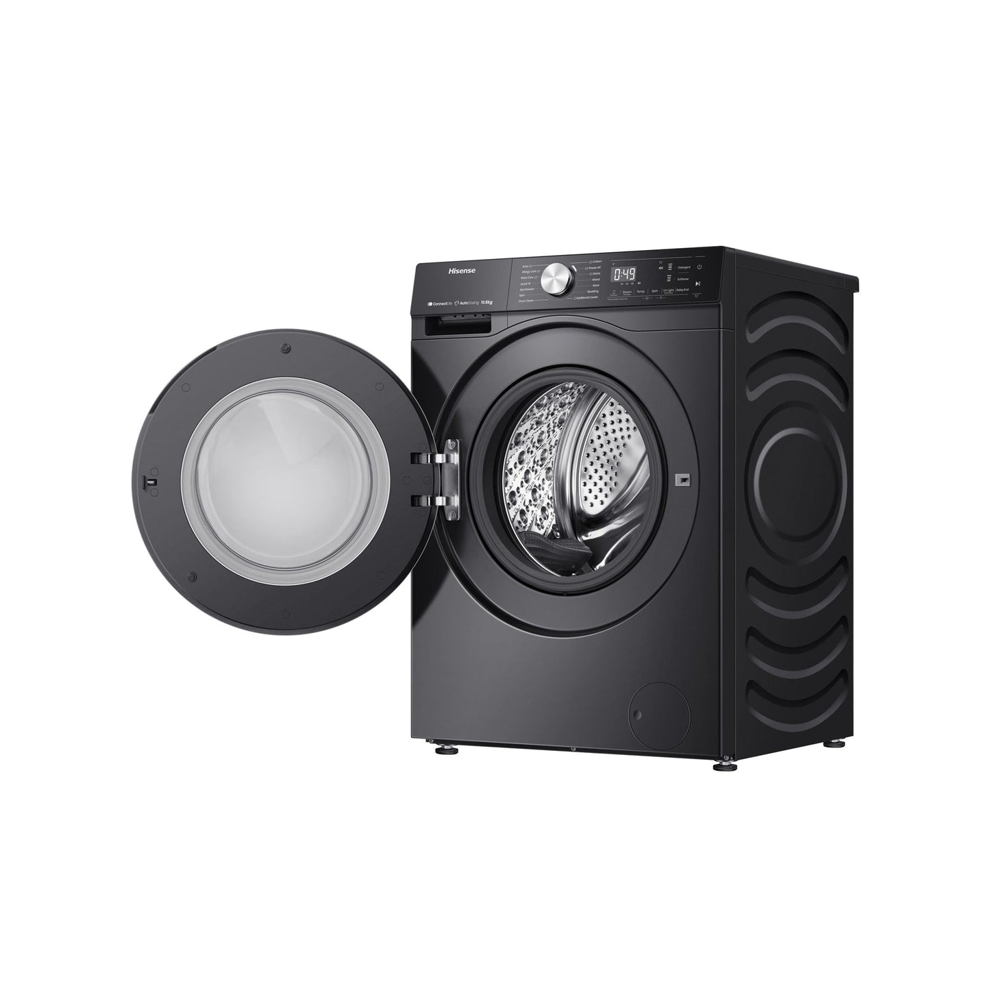 Hisense 5S Series 10.5kg Premium Front Loader Black
