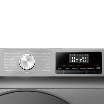 Hisense 2 in 1 Front Load Washer(8kg) & Dryer(5kg) Titanium
