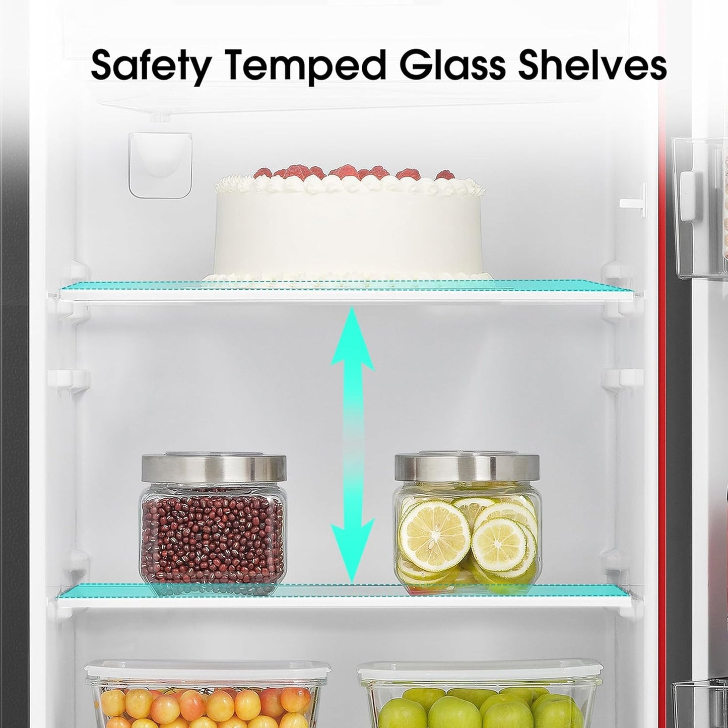 Hisense 177L Refrigerator with Water Dispenser Red
