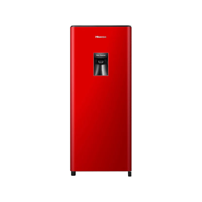 Hisense 177L Refrigerator with Water Dispenser Red