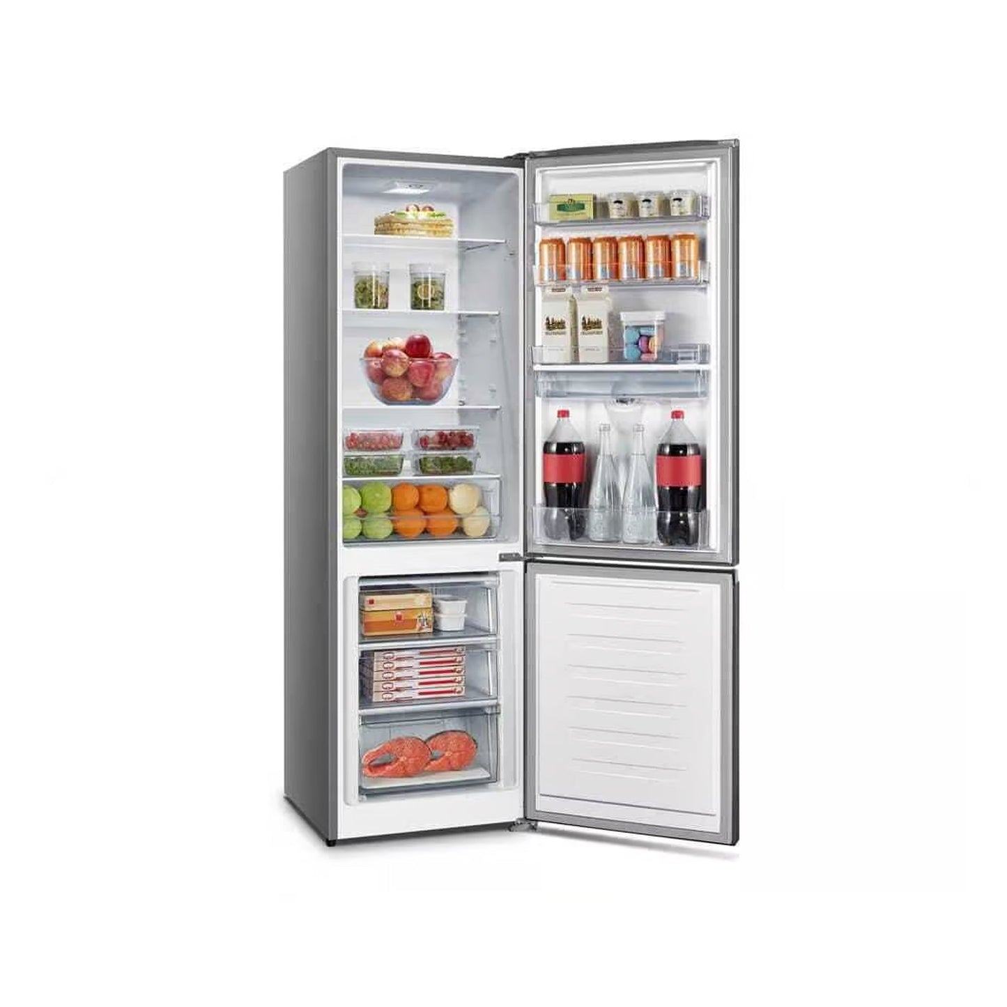 Hisense Combi Refrigerator with Water Dispenser Titanium