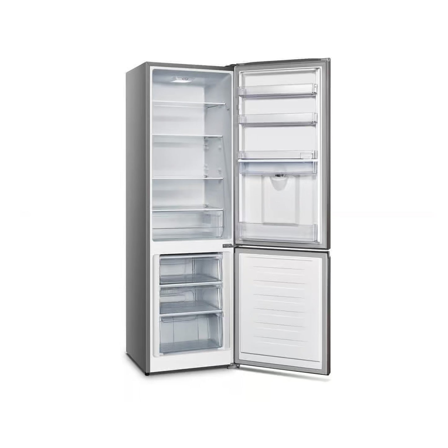 Hisense Combi Refrigerator with Water Dispenser Titanium