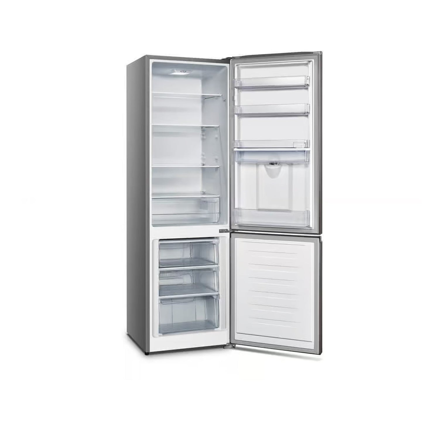 Hisense 323L Bottom Mount Refrigerator with Water Dispenser Titanium