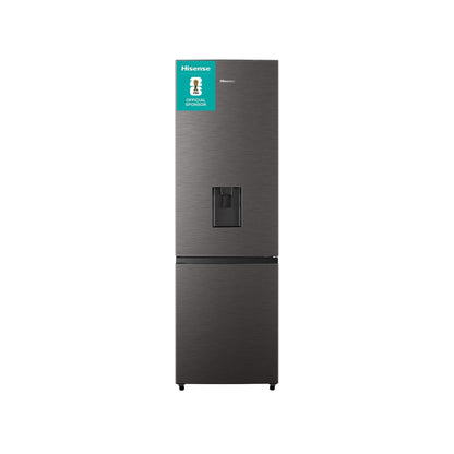 Hisense 323L Bottom Mount Refrigerator with Water Dispenser Titanium
