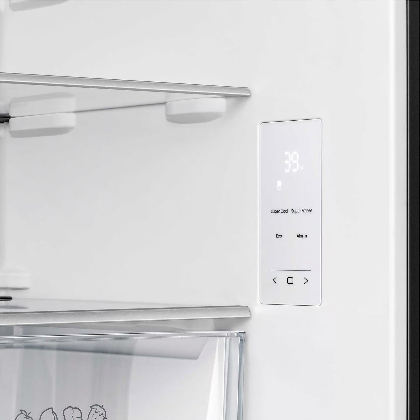 Hisense 500L Bottom-Mount Refrigerator Black
