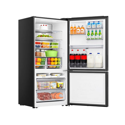 Hisense 500L Bottom-Mount Refrigerator Black